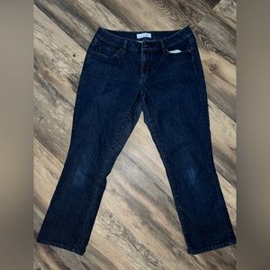 Ann Taylor Loft Curvy Kick Crop Jeans Size 4 / 27